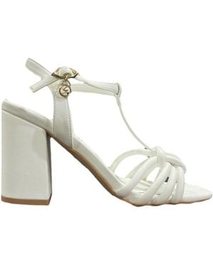 Gattinoni Weiße Flache Sandalen Penca1248Wca800