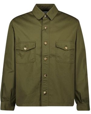 Saint Laurent Cotton Overshirt - Groen