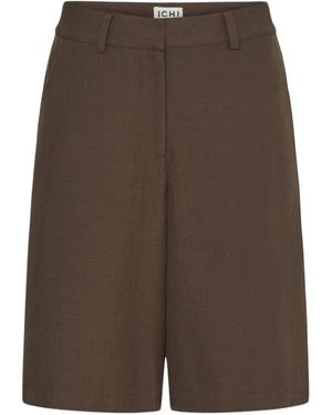 Ichi Casual Shorts - Marrone