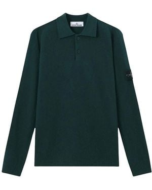 Stone Island Round-Neck Knitwear - Vert