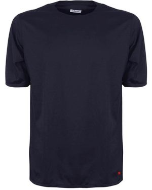 Kiton T-Shirts - Blauw