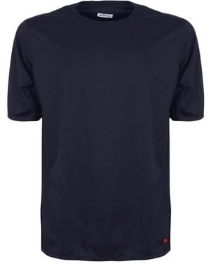 Kiton T-Shirts - Blauw