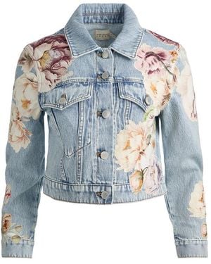 Alice + Olivia Denim Jackets - Blue