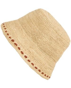 IBELIV Sopra Raffia Bucket Hat - Natur