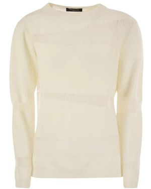 Fabiana Filippi Round-Neck Knitwear - White