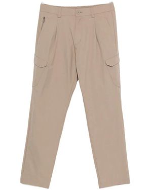 Herno Straight Trousers - Natural