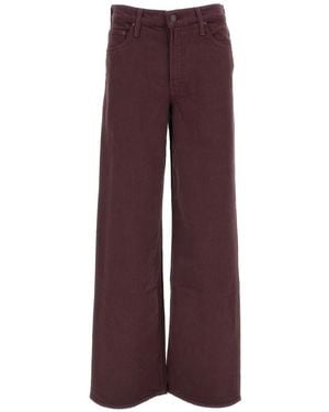 Mother Wide Jeans - Morado