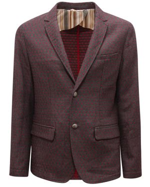 Koon Cachemire Taxi-Ml61 Giacca Textu Jacket - Bruin