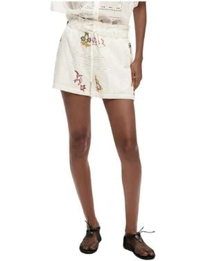 Desigual Short Shorts - Bianco