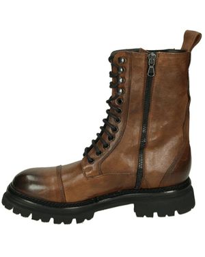 JP/DAVID Schoenen ,Bruin ,Leer 35773 Veterboot