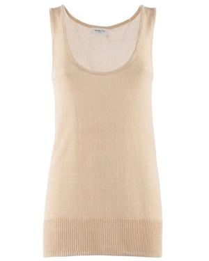 Nenette Sleeveless Tops - Natural