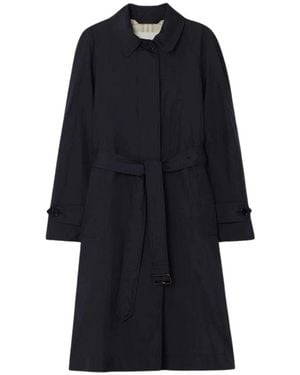 Burberry Belted Coats - Negro