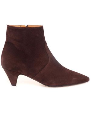 Anna F. Heeled Boots - Brown