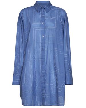 TOTEME Langes Sommerhemd - Blau