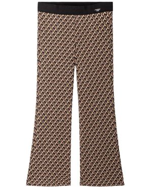 Cambio Wide Trousers - Brown
