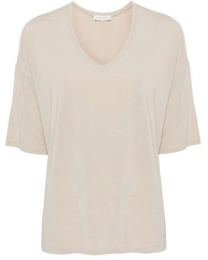 Le Tricot Perugia T-Shirts - Natural