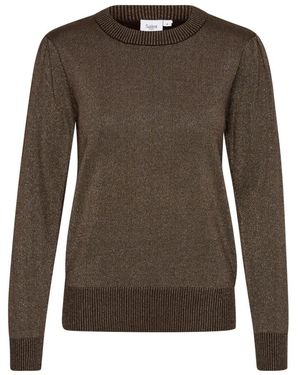 Saint Tropez Round-Neck Knitwear - Marron
