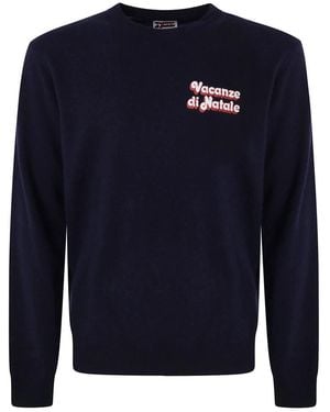 MC2 Saint Barth Round-Neck Strickwaren - Blau