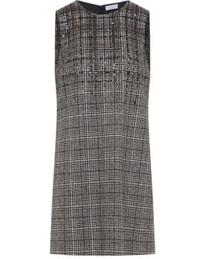 Brunello Cucinelli Short Dresses - Gris