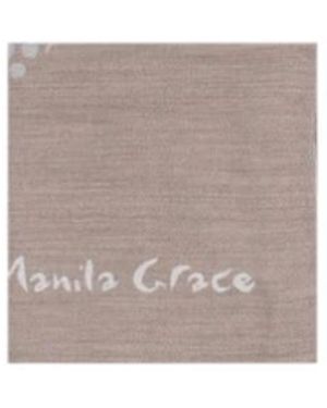 Manila Grace Logo Frontale Scarf - Natur