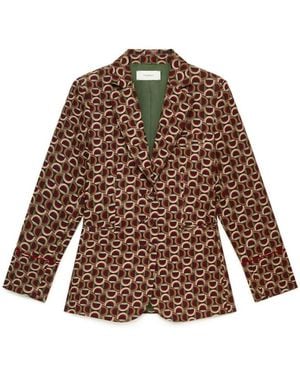 Maliparmi Graphic Orbit Blazer - Bruin