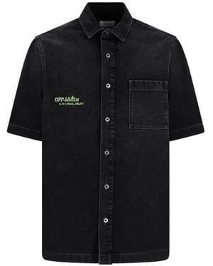 Off-White c/o Virgil Abloh Short Sleeve Shirts - Zwart