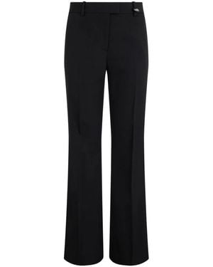Burberry Wijde Broek - Zwart