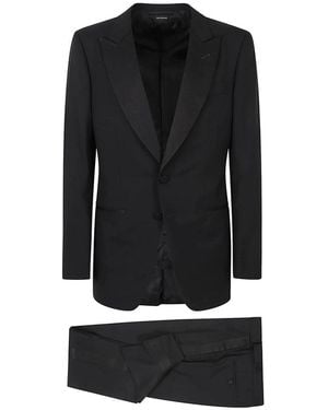 Tom Ford Single Breasted Suits - Negro