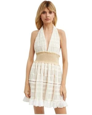 Chio Short Dresses - Natural