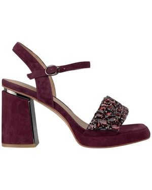 Alma En Pena. High Heel Sandals - Purple