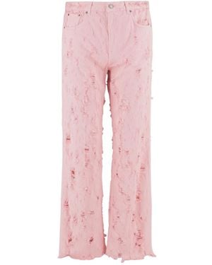 Haikure Wide Jeans - Pink
