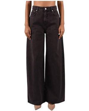 MSGM Wide Jeans - Noir