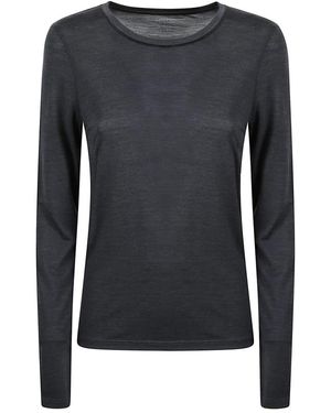 Majestic Filatures Long Sleeve Tops - Bleu