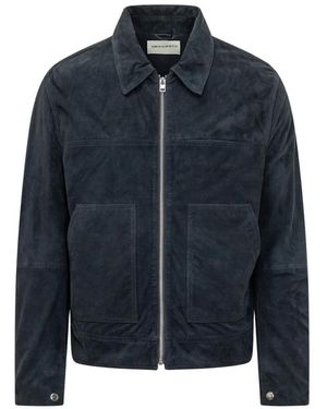 Amaranto Leather Jackets - Blu