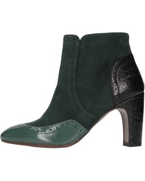 Chie Mihara Schoenen ,Groen ,Leer Petrel Enkellaarsjes