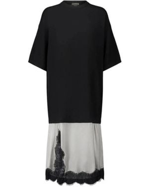 Laurence Bras Midi Dresses - Black