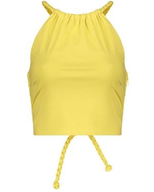 RED Valentino Sleeveless Tops - Yellow