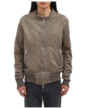 Giorgio Brato Bomber Jackets - Brown