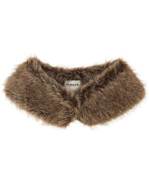 P.A.R.O.S.H. Faux Fur Collar - Braun