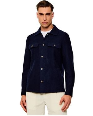 Eleventy Overshirt - Blau