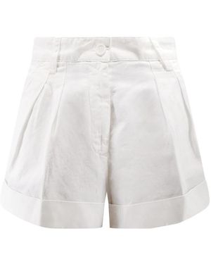 Aspesi Geplooide Shorts - Wit