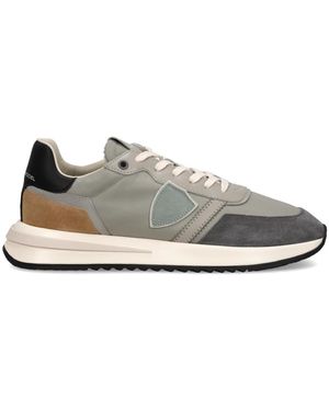 Philippe Model Schoenen ,Grijs ,Katoen Tropez 2.1 Running