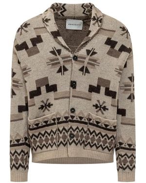 Amaranto Truien & Vesten ,Cardigan - Grijs