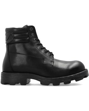 DIESEL D-Hammer Schnürstiefel - Schwarz