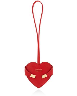 Ferragamo Charm Cuore Bag Charm - Rood