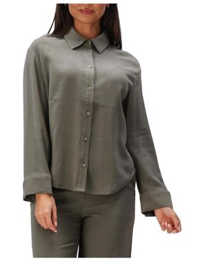 Modström Overhemden ,Groen ,Sebastianmd Shirt - Grijs
