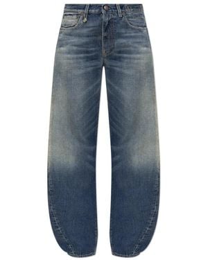 R13 Jeans ,Blauw ,Katoen Wide Leg Jeans
