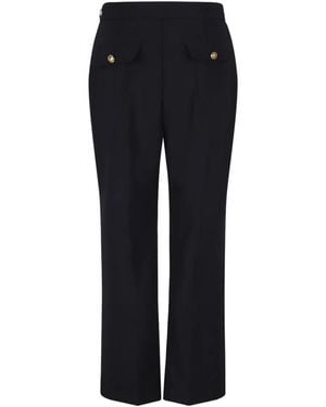 Elisabetta Franchi Wide Trousers - Nero