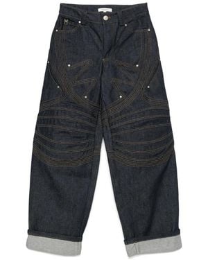 Markgong Jeans Van Katoenmix - Grijs