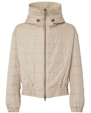 Ferrari Q-Cycle Cotton Twill Bomber Jacket - Naturel